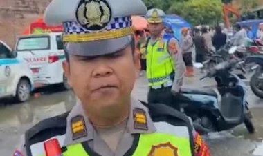 Pasca Longsor, Polrestabes Medan Lakukan Pengaturan Intensif Medan-Berastagi di Kawasan Sembahe