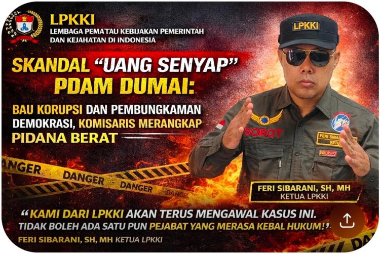 Dua Jabatan, Satu Skandal: Komisaris PDAM Dumai Disorot Terkait ‘Uang Senyap’