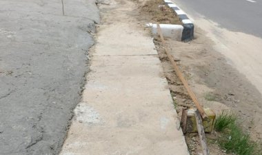 Pembangunan Jalur Dua Jalan Raya Perawang Diduga Modus Rampok Uang Negara