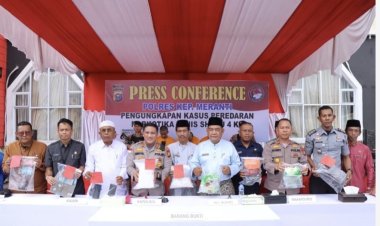 Ungkap Kasus Narkotika Jaringan Internasional, Tiga Pengedar Sabu Diringkus Polres Meranti