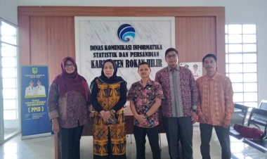 Kunjungan Diskominfotiks Rohil Berpartisipasi Membinaan dan Monitoring PPID