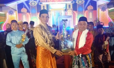 MTQ ke-XI Tingkat Kecamatan Kuala Kampar, Kelurahan Teluk Mendapat Piala Juara Umum