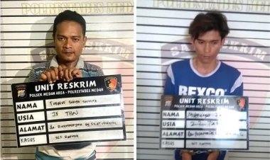 Reskrim Polsek Medan Area Tangkap Pencuri Sepeda Motor Milik Ibu Mertua