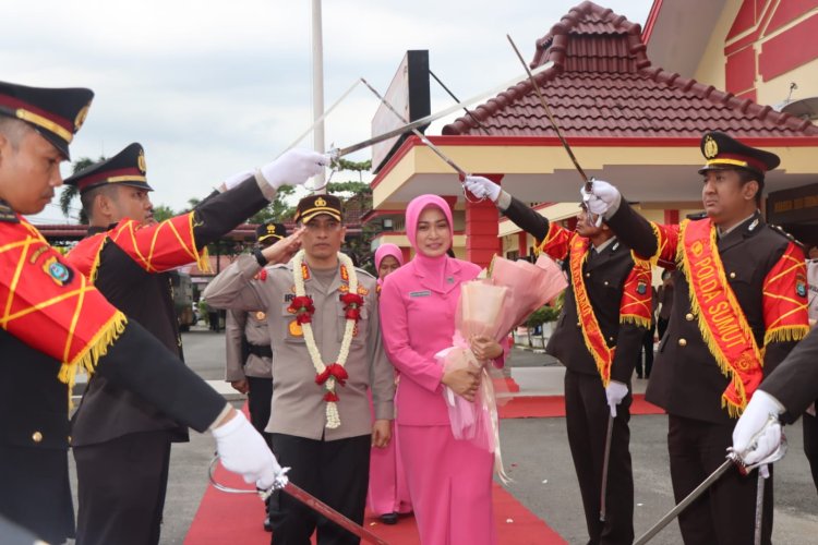 Acara Penyambutan Kapolresta Deli Serdang Baru dan Giat Pisah Berlangsung Meriah