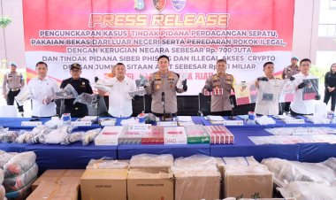 Polda Riau Berhasil Menyita Barang Bukti Tindak Kejahatan Besar di Riau, Kerugian Negara Mencapai Miliyaran