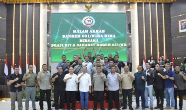 Malam Pisah Sambut Danrem 031/Wira Bima Berlangsung Penuh Keakraban