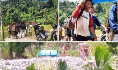 Tambang Emas Illegal Sungai Abu Kabupaten Solok Longsor, Tewaskan 15 Orang Penambang