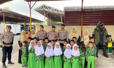 Brimob Polda Riau Kembali Menerima K0unjungan Edukasi Siswa-Siswi Lembaga Pendidikan