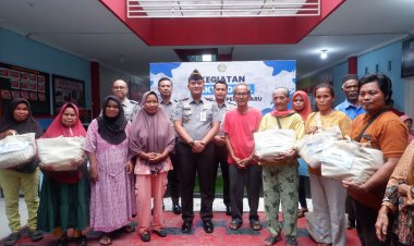 Wujud Akselerasi Menteri Imigrasi dan Pemasyarakatan, Rutan Pekanbaru Gelar Kegiatan Bakti Sosial