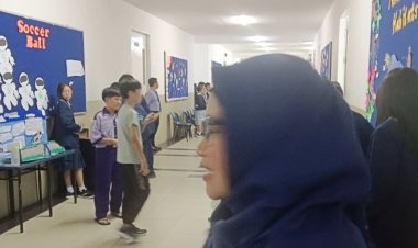 Siswa Sekolah Djuwita Pekanbaru Antusias Ikuti Kegiatan Stand Exhibition