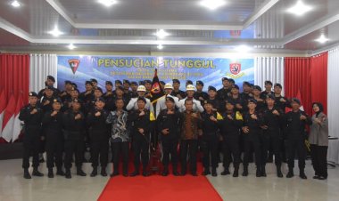 Detasemen Gegana laksanakan Tradisi Pensucian Tunggul Satya Sakti Utama