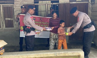 Peringati Isra Mi’raj 1446 H, Batalyon B Pelopor Berbagi Berkah