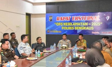 Jasa Raharja Cabang Dumai Gelar Rapat Koordinasi Forum Keselamatan lalu lintas Dengan Polres Bengkalis