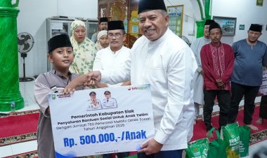 Gelar Safari Ramadhan, Bupati Siak Ajak Masyarakat Salurkan Zakat