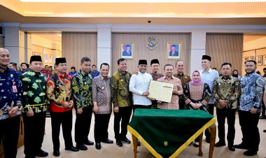 Wabup Husni Rakor Bersama Gubernur Riau Bahas Sejumlah Pembangunan dan Perbaikan Infrastruktur