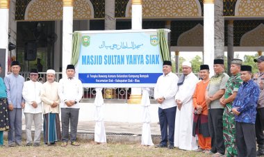 Masjid Sultan Yahya Pondok Pesantren Darul Hadist Diresmikan Bupati Siak