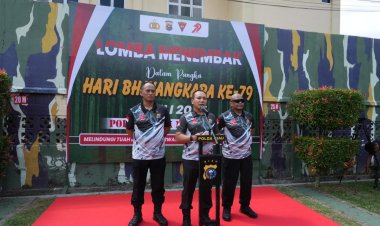 Polda Riau Gelar Lomba Menembak Antar Jajaran Pejabat Utama: Dansat Brimob Raih Skor Tertinggi