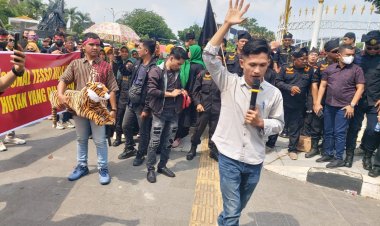 Ribuan Mahasiswa dan Masyarakat bersama Ratusan Laskar Melayu Suarakan Kampanye Akbar Selamatkan TNTN