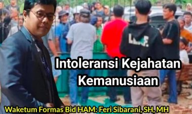 Waketum FORMAS Bidang HAM, Feri Sibarani,  Surati Kapolri, Adili Pelanggaran HAM di Sukabumi