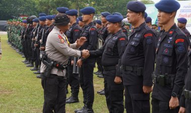 Brimob Riau Pastikan Festival Pacu Jalur 2025 Aman dan Lancar