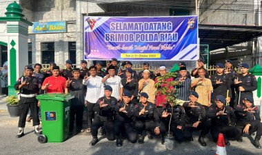 Rayakan HUT ke-80 Korbrimob, Brimob Riau Tebar Semangat Toleransi Lewat Bakti Sosial dan Green Policing