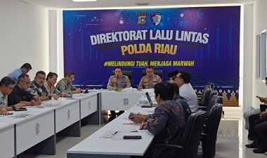 Ditlantas Polda Riau Minta BPJN dan PUPR Percepat Penanganan Jalan Rusak