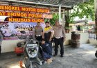Peduli Pengemudi Ojol, Ditlantas Polda Riau Gelar Bengkel Gratis dan Layanan SIM