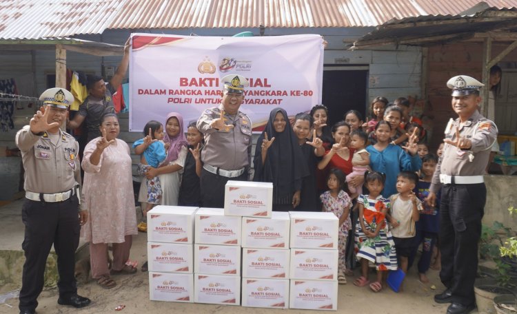 Jelang Hari Bhayangkara ke-80, Polda Riau Salurkan 3.060 Paket Bansos untuk Masyarakat